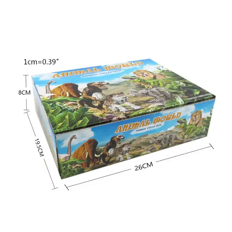 

64Pcs/Set DIY Graffiti Dinosaur Model 3D Painted Hand Coloring Tyrannosaurus