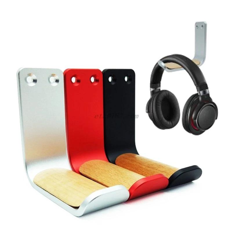 

Gancho de aluminio duradero para auriculares soporte para auriculares fácil de instalar soporte para escritorio soporte organiza