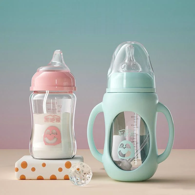 

.Baby bottles Drinking Cup Feeding Bottle Wide-Caliber Multifunctional Drinking Milk Drinking Water Dual-use Bottle BPA Free