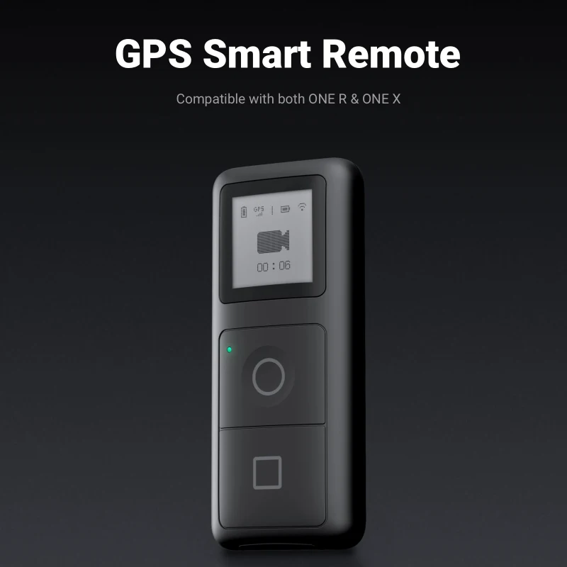 Аксессуары для экшн камеры Insta360 ONE R /ONE X GPS Smart Remote Control VR Insta 360 /X|Аксессуары