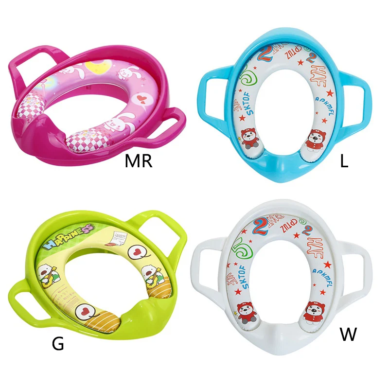 Muti-color Cute Cartoon Baby Safe Travel Potty Children Urinal Trainer Kids Training Toilet Seat Covers 0-6Y |