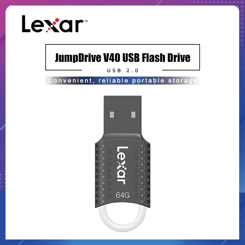 USB 2 0 100% оригинал Lexar V40 флэш накопитель Высокая скорость 16 ГБ 32 Флешка Мини U диск