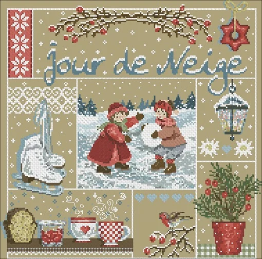 100% Египетский хлопковый Набор для вышивки крестиком из натурального хлопка