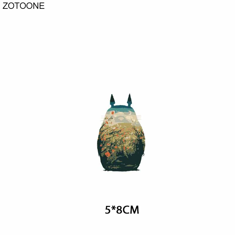 Наклейки ZOTOONE с рисунками животных из мультфильмов наклейки Totoro для детей