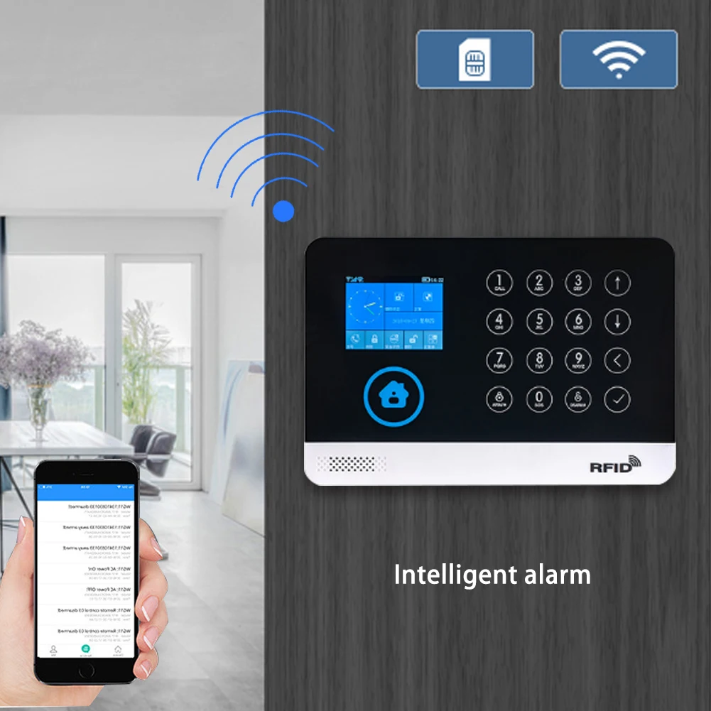 Новейшая модель Беспроводной домашней безопасности WI FI GSM GPRS сигнализации