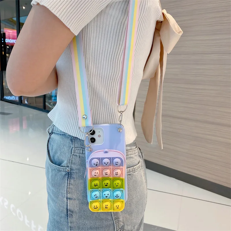 Милые объемные мешки для монет популярный бумажник пузырьковый чехол Xiaomi Redmi Note 10