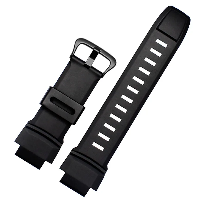 High Quality 18mm Replacement Wristband For Casio PRG-260/550/250/PRG500 PRW-3500/2500/5100 Elastic Waterproof Silicone Strap