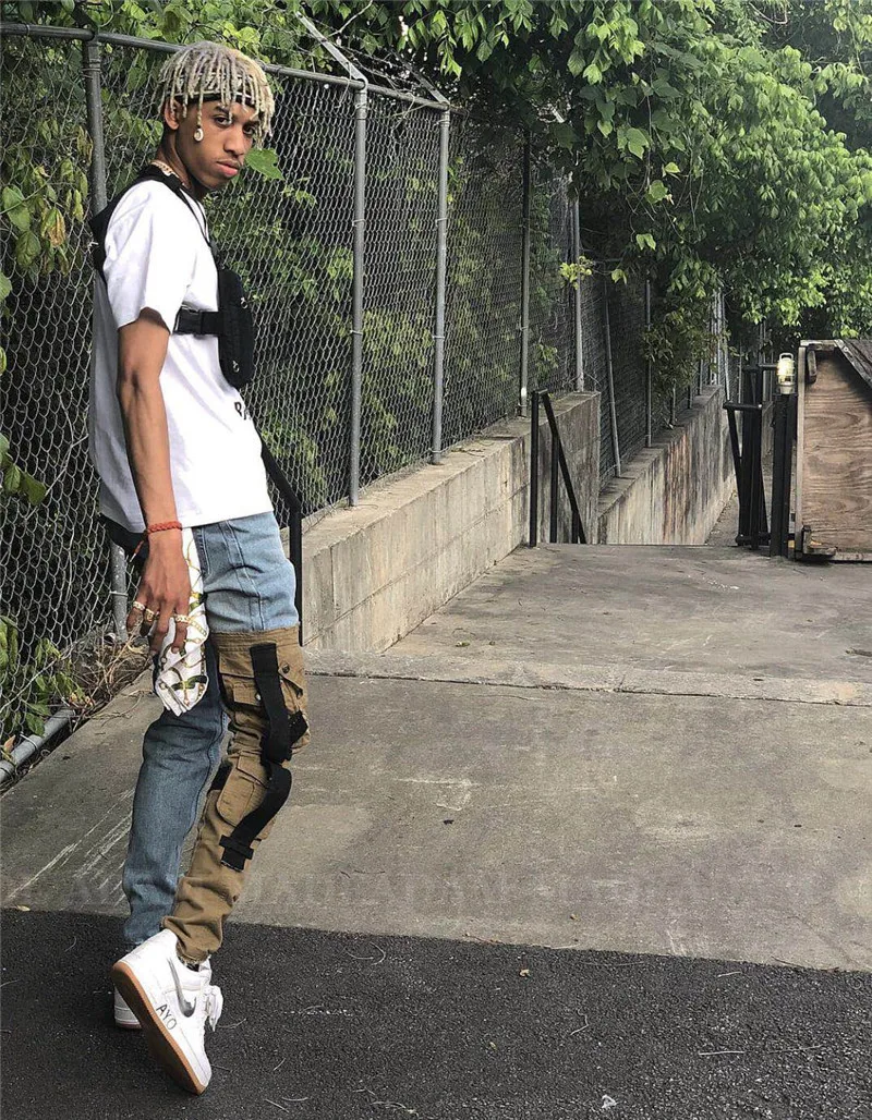 

Best Quality 1:1 ALYX Studio Functional Chest Bag Hiphop Streetwear Kanye West Men Cross Shoulder Bag ALYX Hotsale Waist Packs