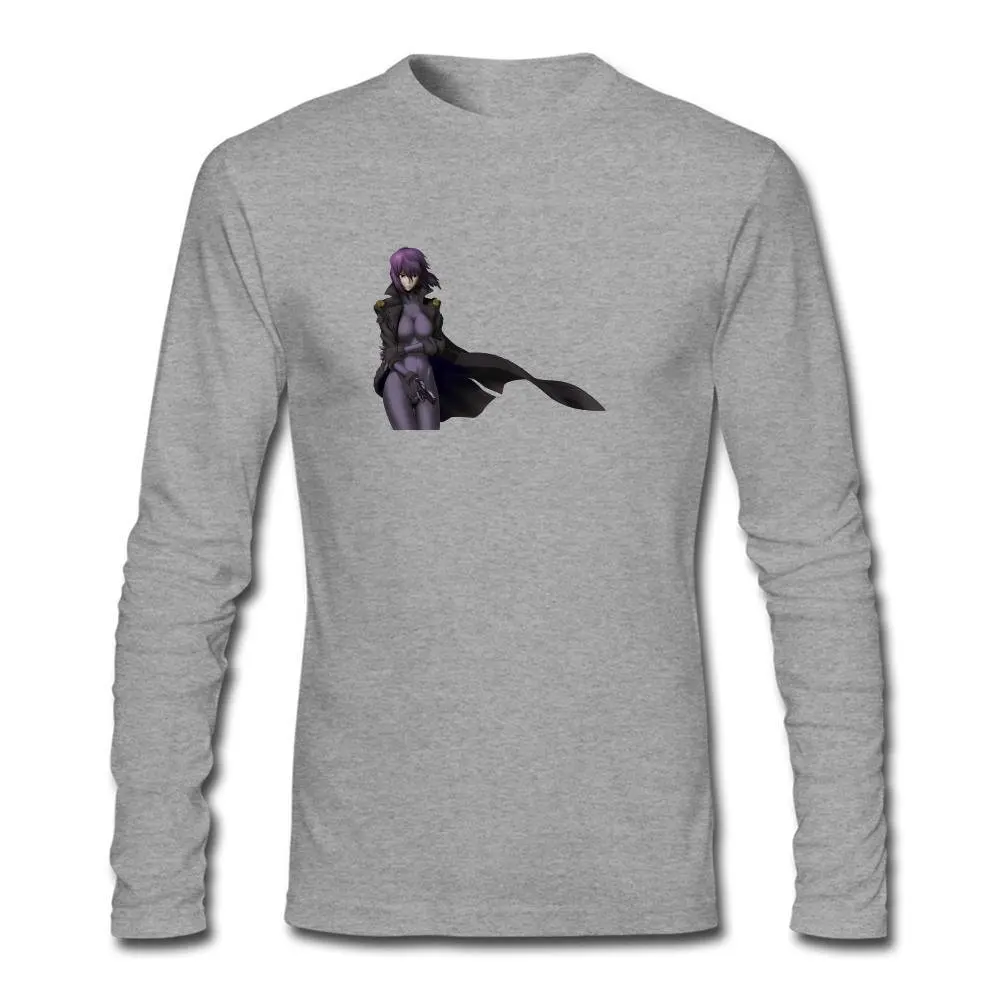 TSDFC Мужская футболка с привидением в раковине Мотоко Кусанаги унисекс коротким