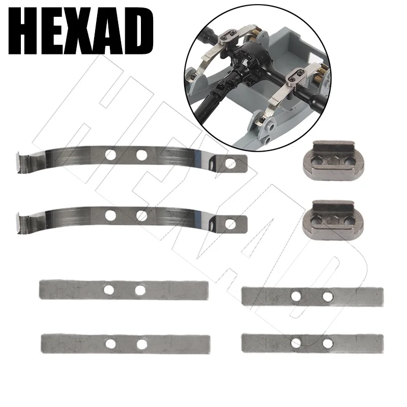 Стальная амортизационная листовая Подвеска для WPL D12 B14 B24 B16 B36 RC грузовик автомобиль обновленные детали аксессуары