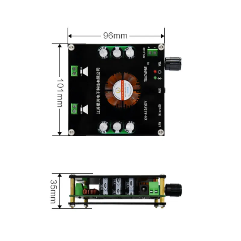 SOTAMIA Bluetooth 5 0 цифровой усилитель мощности 160 Вт * 2 TDA7498E звука динамик аудио