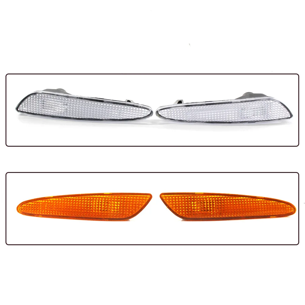 Автомобильный левый и правый габаритный светильник в бампере указателя поворота