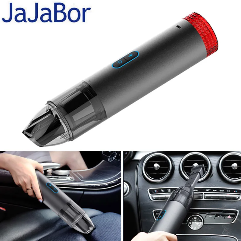 

Автомобильный пылесос JaJaBor портативный беспроводной ручной автоматический пылесос со вспышкой светильник стробоскоп светильник для дома и офиса автомобиля