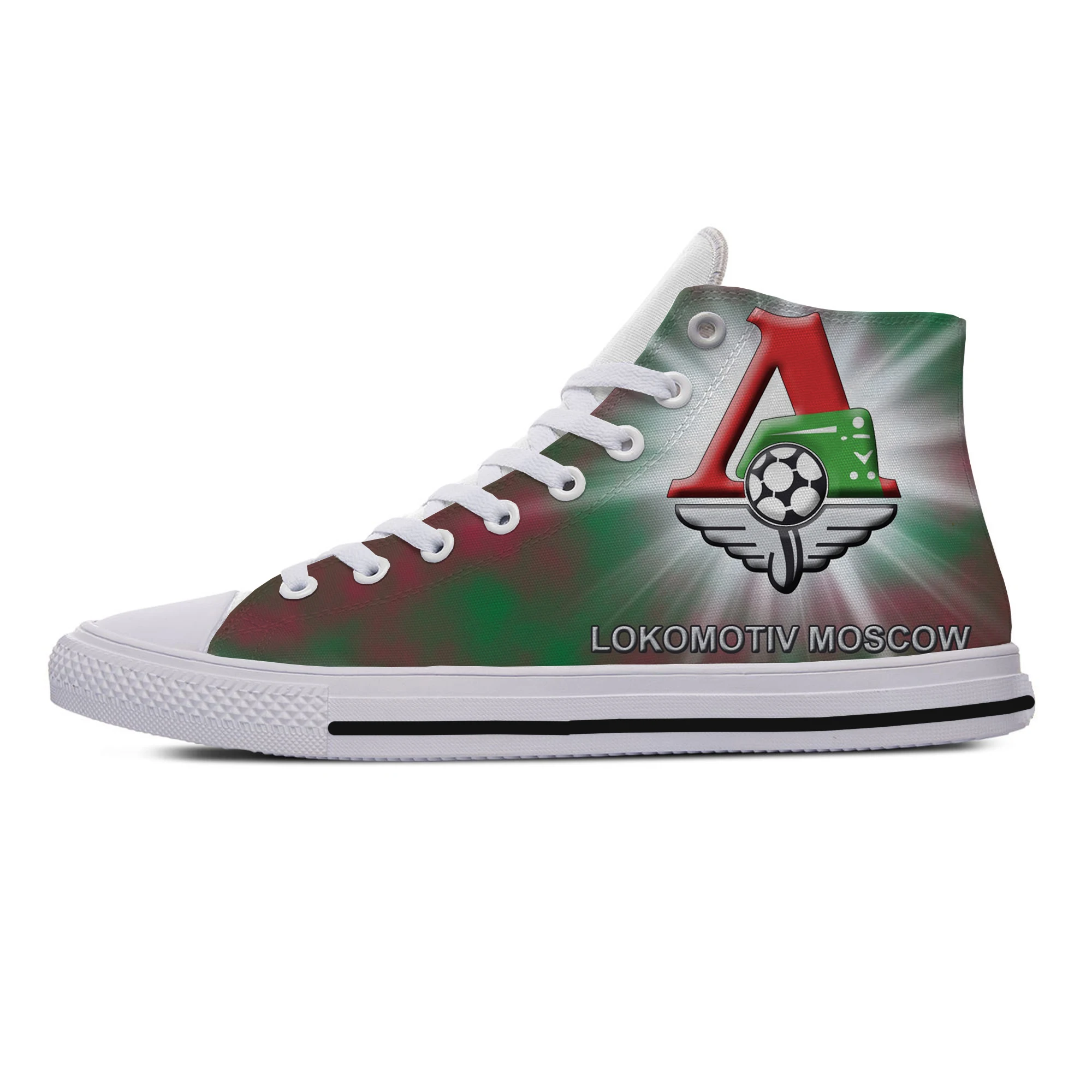 

Lokomotiv Canvas Shoes Men Women Fashion Summer Casual Sneakers Casual Shoes High Top Vulcanize Shoes 2021 Spring Moscow