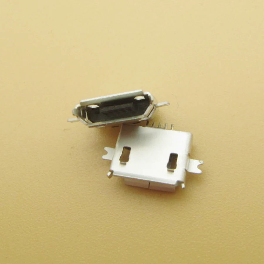100X мини USB разъем SMD/раковина тип микро для зарядки ZTE/OPPO/Samsung/Nokia мобильный телефон