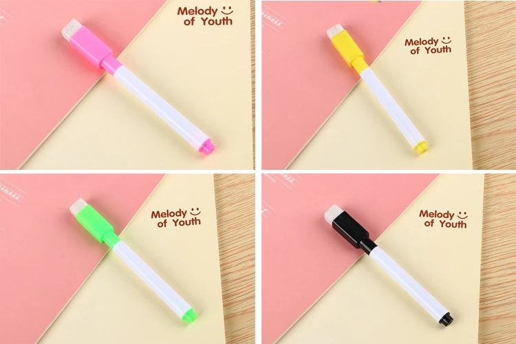 8PCS/Set Brand New Whiteboard Pen Erasable Dry White Board Markers for Office School Supplies