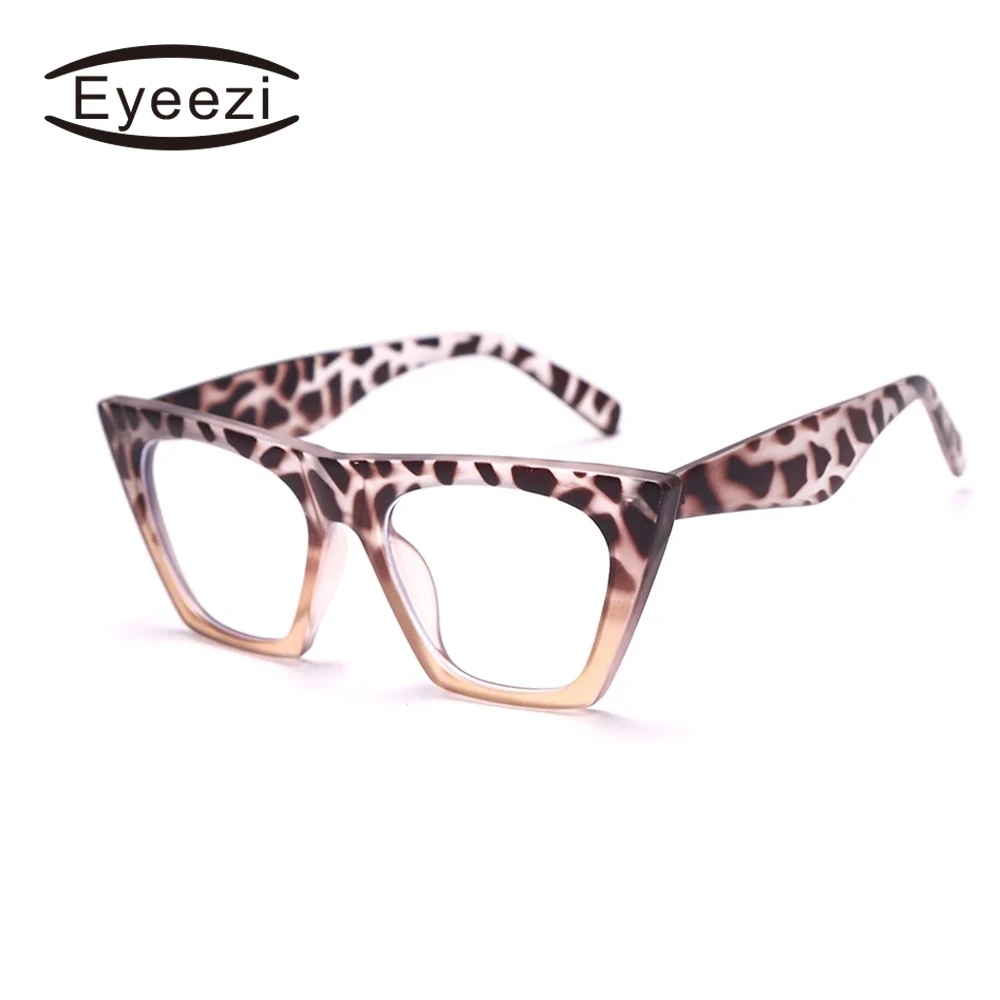 

Eyeezi Oversized Square Computer Glasses Women Blue Light Blocking Sunglasses Ladies Optical Frames Spectacle Cat Eye Eyeglass