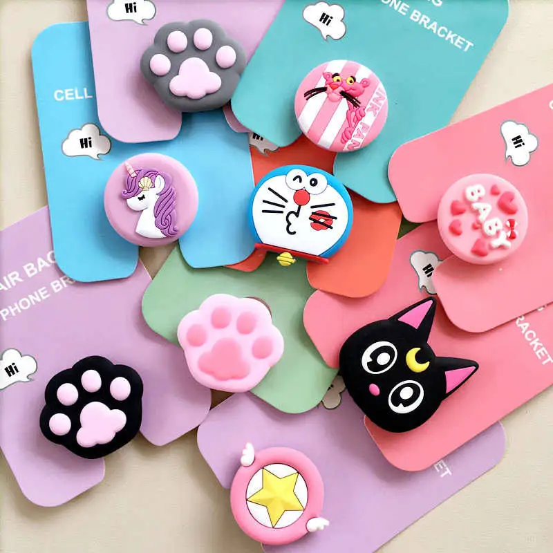 Милый мультфильм мобильный телефон держатель расширяющаяся Подставка кольцо