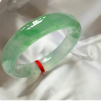 natural classic myanmar a green jadeite 52mm 62mm bracelet elegant princess bracelet best light gift bangles for women jade