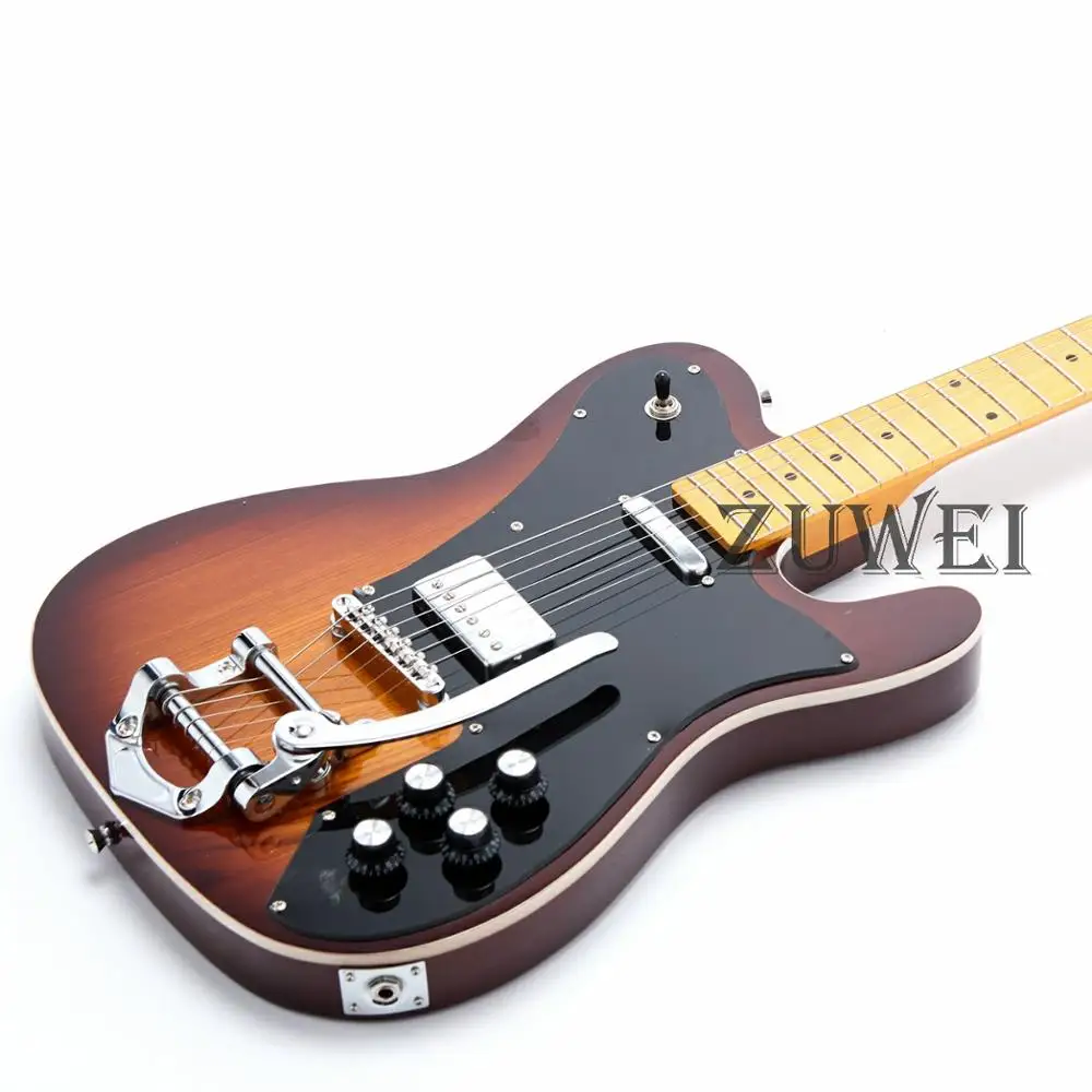 Пользовательские TL электрогитара Винтаж шеи табака цвет пепельного