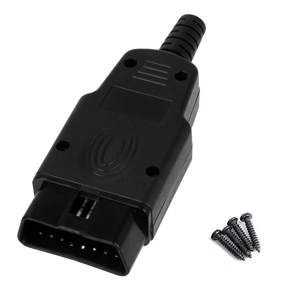 

Universal 16 Pin OBD2 Male Connector OBD2 16pin Adaptor OBD II J1962 Connector for DIY Diagnostic Tools Accessory