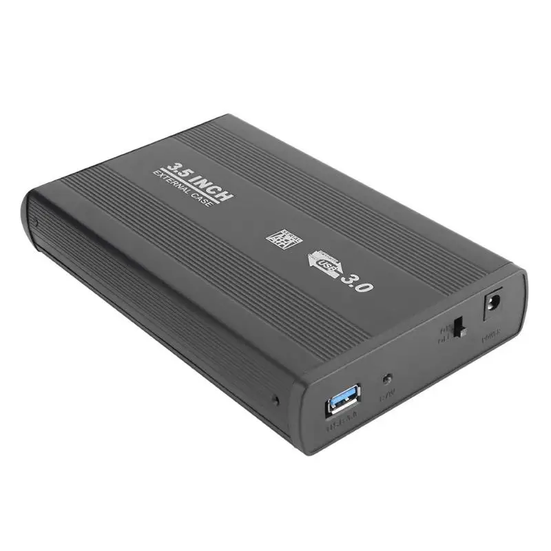 ЕС/США 3,5 дюйма SATA к USB 3,0 высокая скорость внешней HDD жесткий диск чехол для корпуса с Светодиодный индикатор для ноутбука рабочего стола
