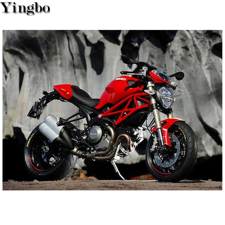 

5d Diy diamond painting full square drill motorcycle embroidery rhinestone painting locomotive diamond mosaic cross stitch