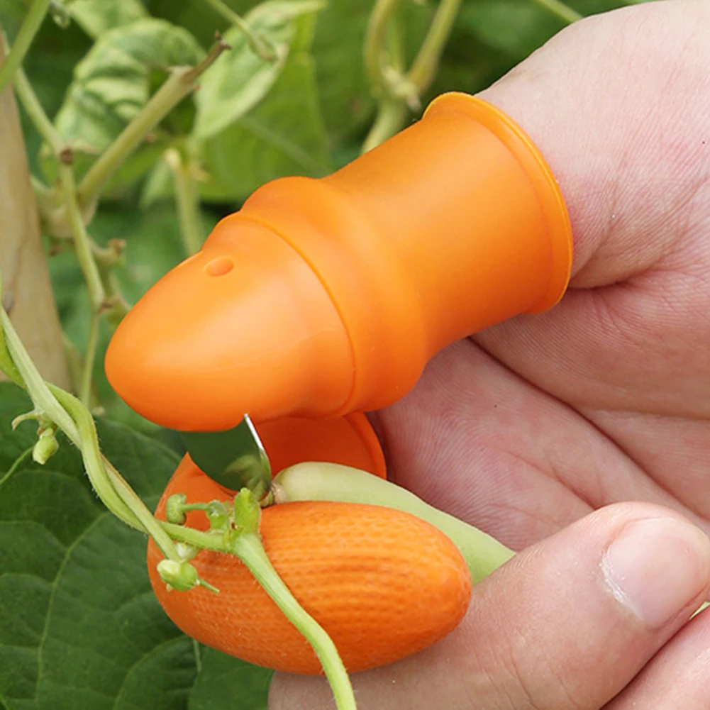 

Agricultural Nails Cutter Protective Silicone Thumb Knifes Garden Picking Plant for Household Kitchen Accessories