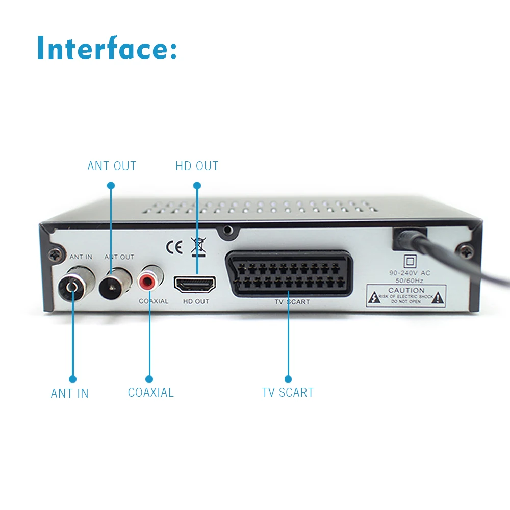 Vmade DVB T2 H.265 с WI FI в наземных ТВ ресивер SCART поддержка Youtube Декодер каналов