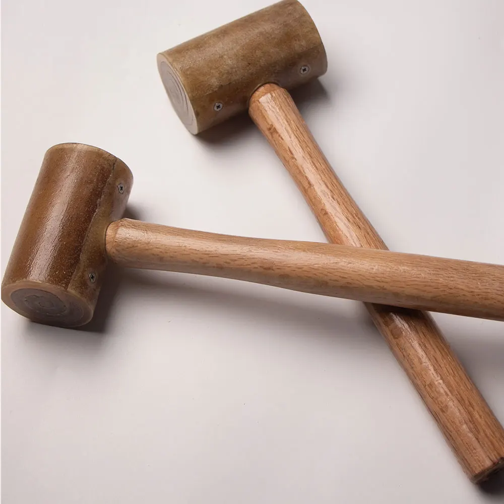 Junetree Raw cowhide Mallet Leather Hammer Stamping Jewelry craft Tool Rawhide head Carving DIY | Дом и сад