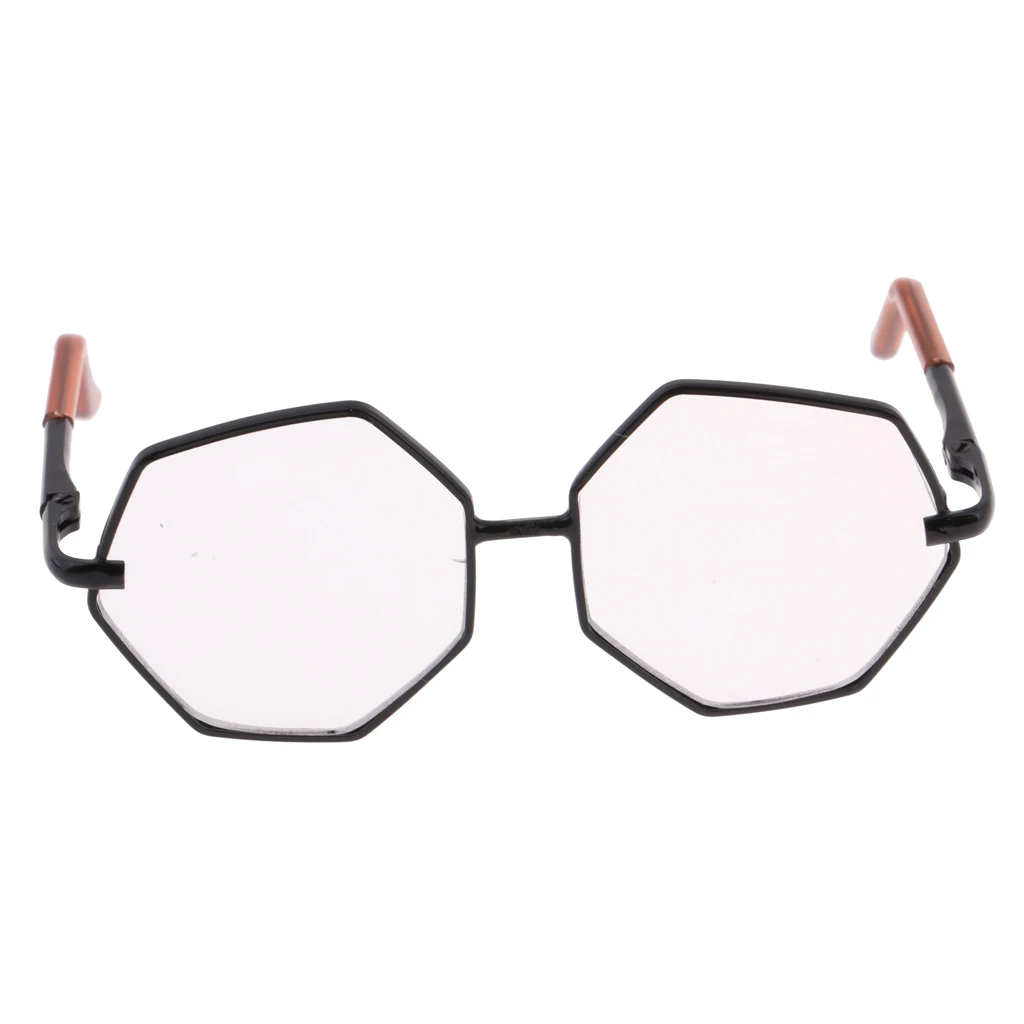 Аксессуары для кукол металлическая оправа шестигранные очки солнцезащитные 12