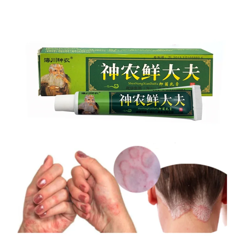 

15g Natural Chinese Medicine Herbal Anti Bacteria Cream Psoriasis Eczema Ointment Treatment High Quality Herbal Cream Body Care