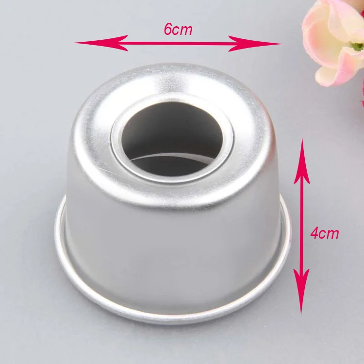 5 шт. круглая форма для мини-тортов из алюминиевого сплава кекс пудинг DIY Съемный