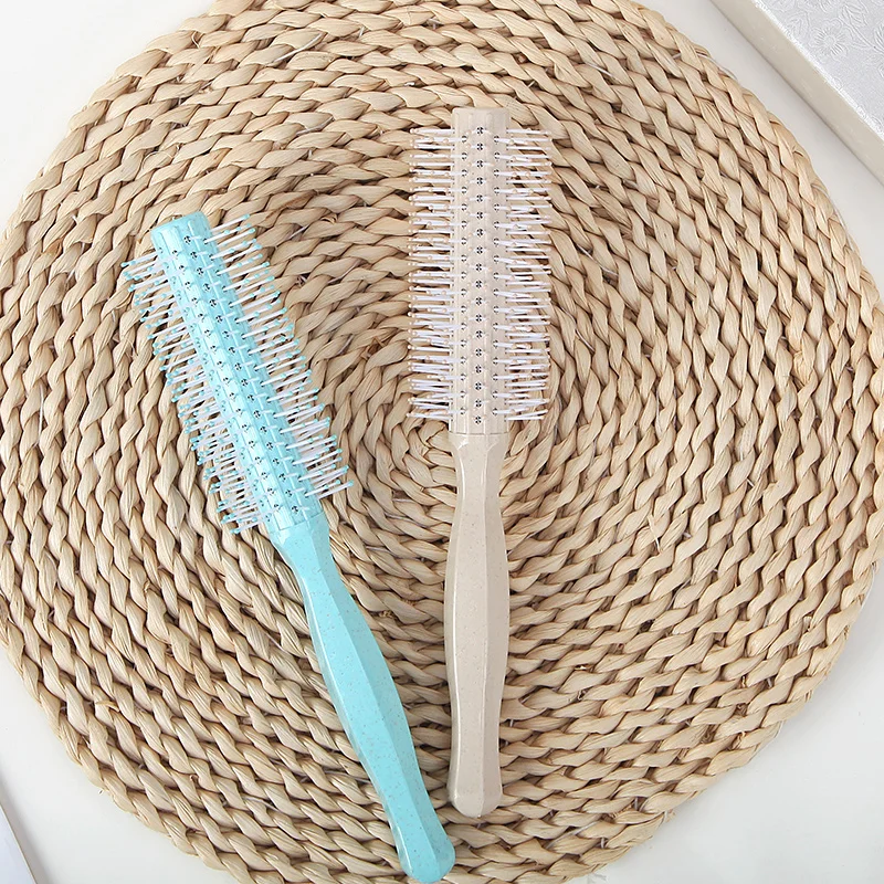 ROUFEI Beauty кудрявые волосы гребень цилиндр рулон волос щетка для женщин Уход за