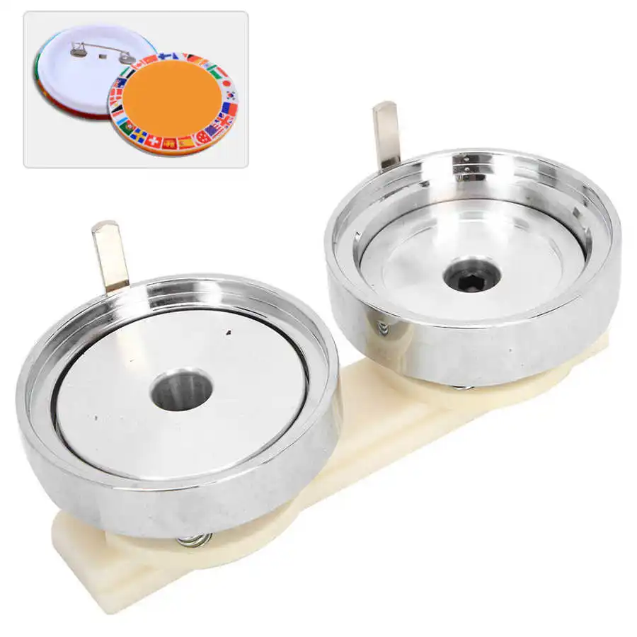 Badge Maker Mold 75mm Circle Button Metal Custom Sheet Tag Pressing for Pin DIY Making Machine Accessories | Дом и сад