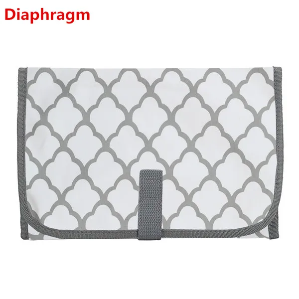 AH-Diaphragm Водонепроницаемый большой емкости Детские коляски Аксессуары пеленки подгузник мешок мультфильм цвет складной животное на коляску Органайзер Сумка - Цвет: AH-Diaphragm