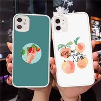call me by your name love phone case matte transparent for iphone 7 8 11 12 s mini pro x xs xr max plus clear mobile bag funda