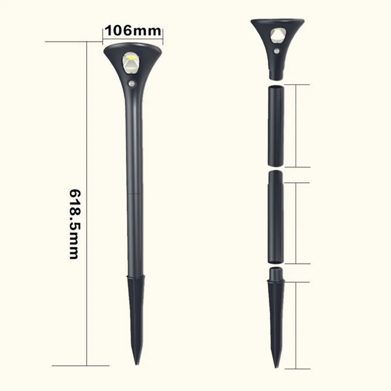 Солнечный прожектор на солнечной энергии наземное освещение Солнечная