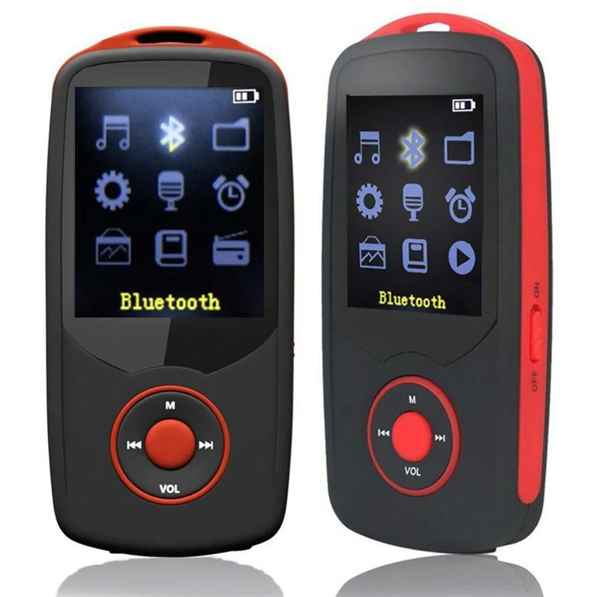 Миниатюрный спортивный MP3-плеер RUIZU X06 с Bluetooth 4 ГБ/8 ГБ 1 8 дюйма ЖК-экран TFT диктофон