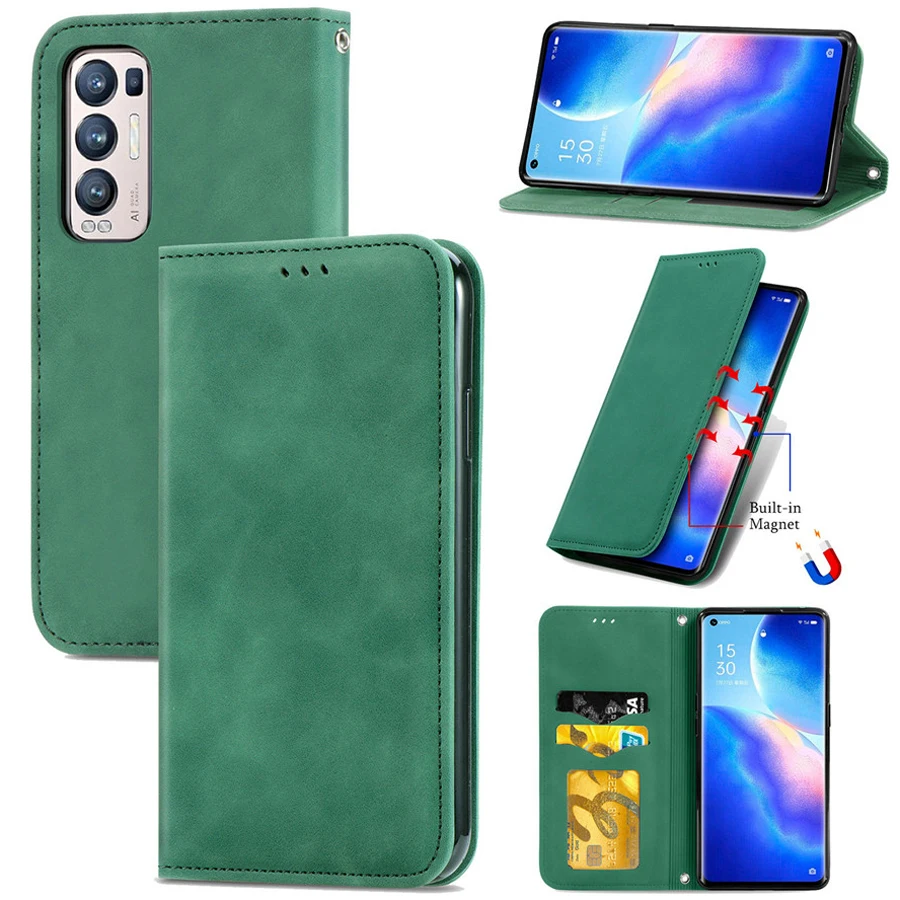 

Find X3 Neo 2021 Retro Flip Case For Oppo Find X3 X 3 Neo Leather Wallet Case Find X3 3X Neo Magnet Card Cover Find X3 Neo Etui