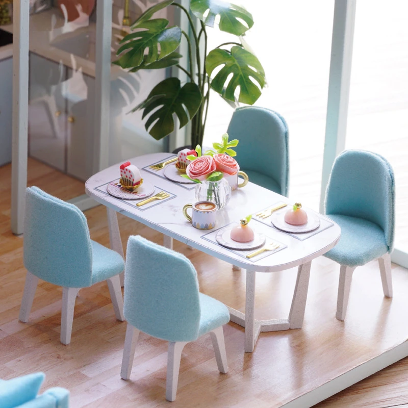 Кукольный домик сделай сам деревянный миниатюрный кукольный сюрприз с