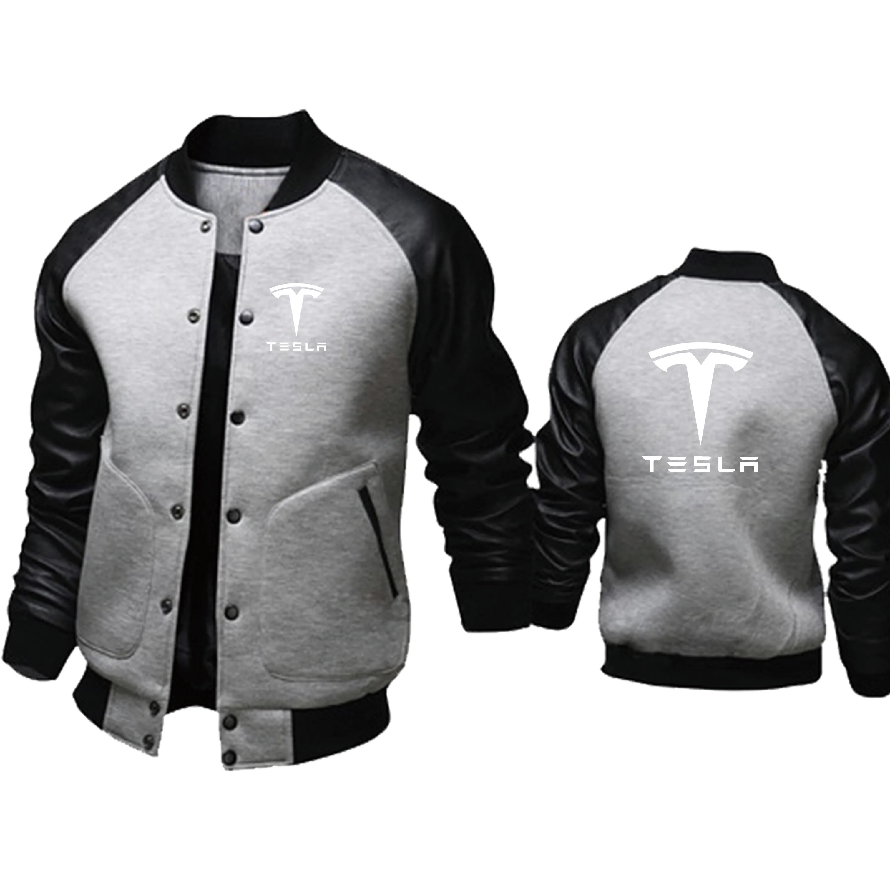 

Модный новый мужской пуловер с принтом Tesla car logo, высококачественные пальто из чистого хлопка, Высококачественная хлопковая повседневная му...