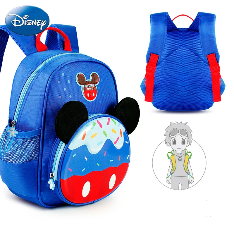 Disney Детский рюкзак Микки и Минни Маус Мышь Новинка для девочек мальчиков Детская