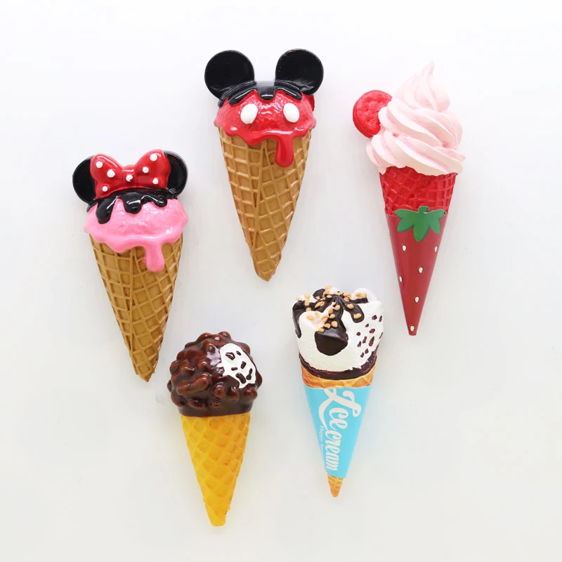 Магнит на холодильник модель еды мини-мороженое детское украшение для кухни