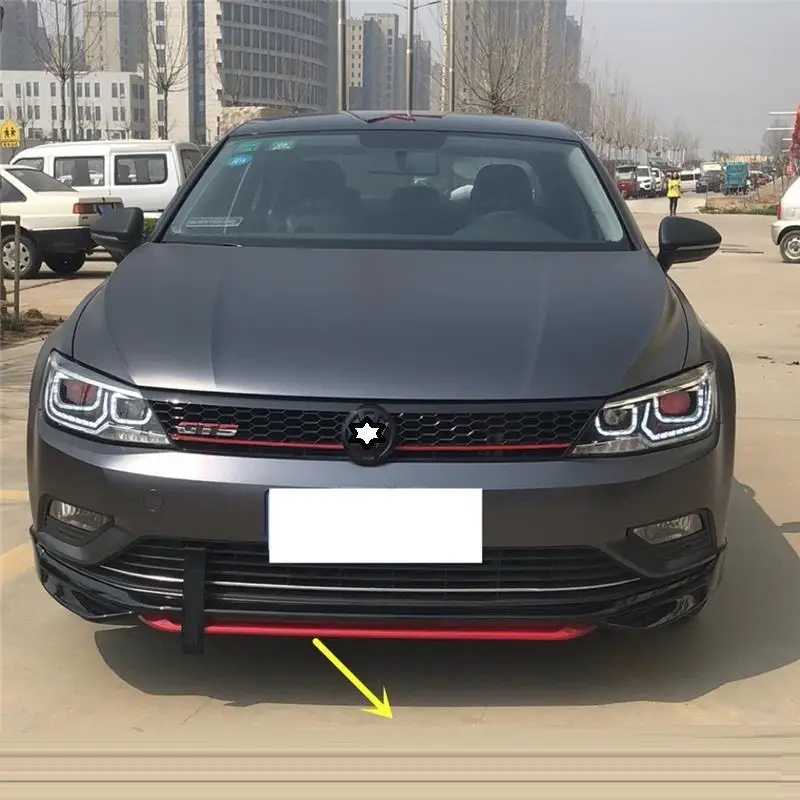 MODEL G Наклейка, защита, стильный бампер, модификация, автомобильный протектор, Parachoques, авто Стайлинг, молдинги 15 16 17 для Volkswagen Lamando - Цвет: MODEL G