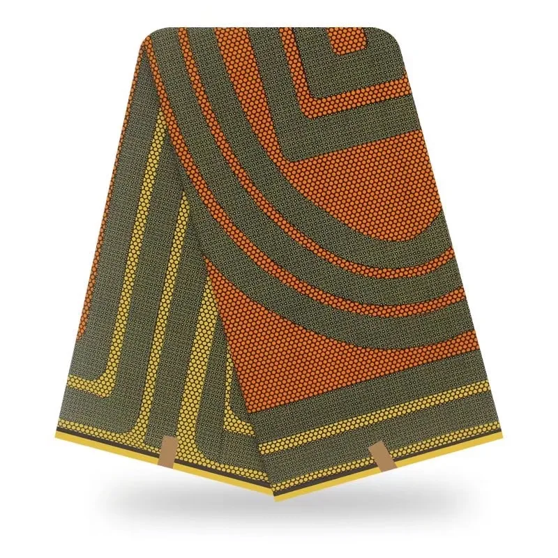 

2019 wax african wax veritable block 6yards 100% cotton ankara soft breathable High quality V-L 583