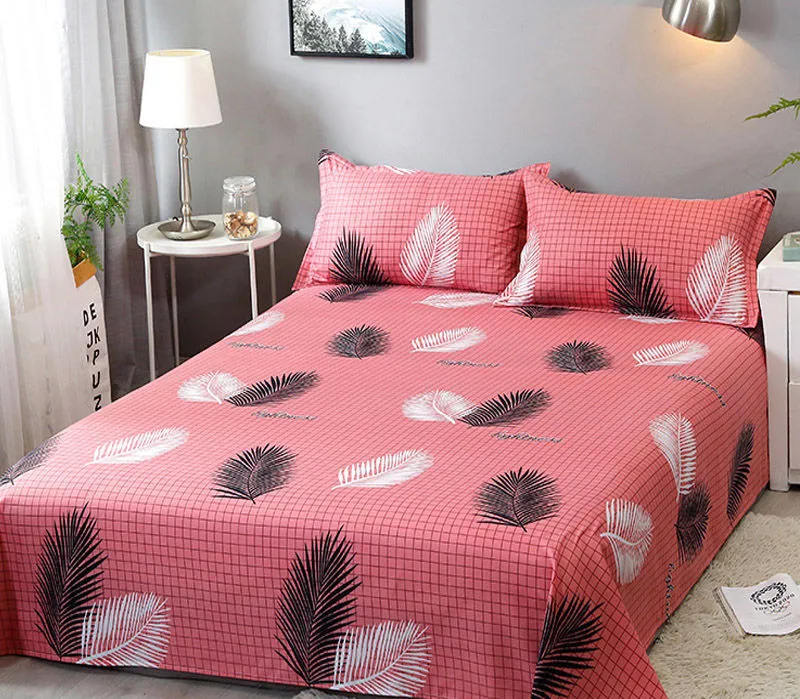 

(Bed sheet + pillowcase) 3-piece set can be used to sleep naked household double cartoon single bed supplies
