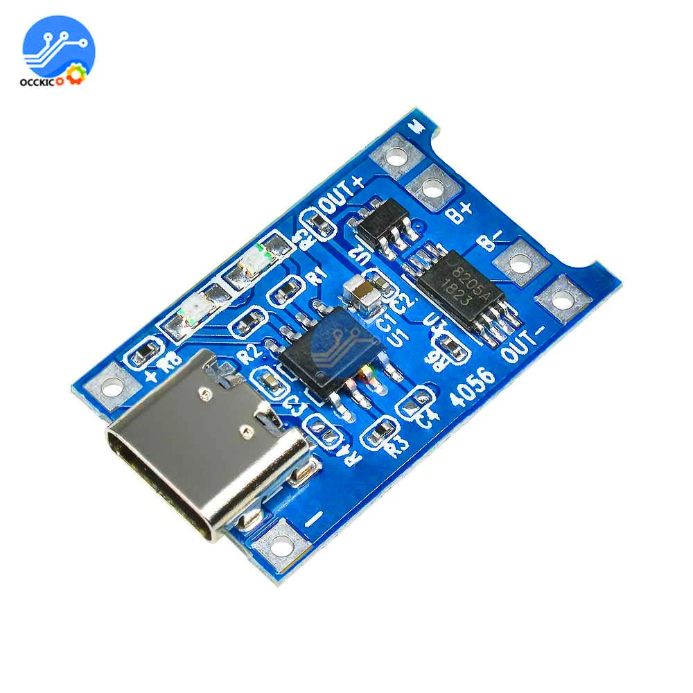 BMS 5V 1A 18650 зарядное устройство для литиевых батарей DIY kit power bank Mini/Micro USB type c модуль