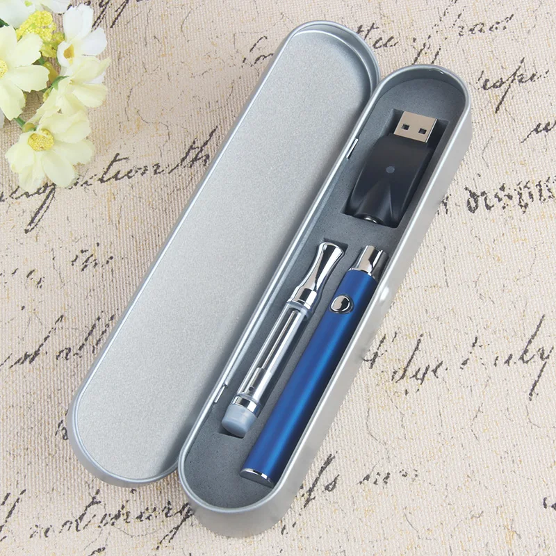 

5Pcs cbd mod Kit Electronic Cigarette 510 Thread Preheat 450mah Battery Glass Ceramic Coil Thick Oil Adjustable Vape pen kits