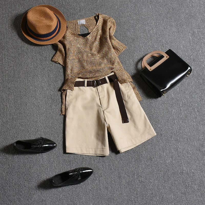 Женский спортивный костюм свитер с блестками и брюки Повседневный элегантный